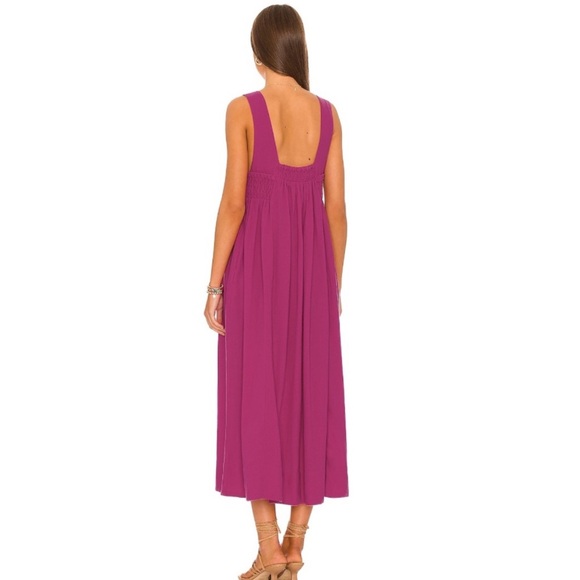 FREE PEOPLE Free Est Delphine Midi Dress, SIZE LARGE 0939 - Picture 5 of 10